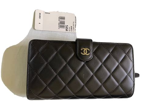 mini black chanel wallet|authentic chanel wallet.